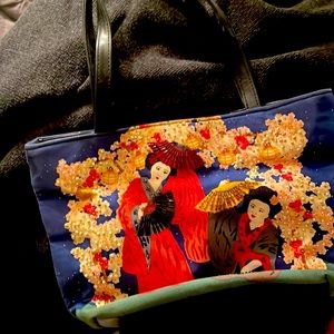 Small printed purse